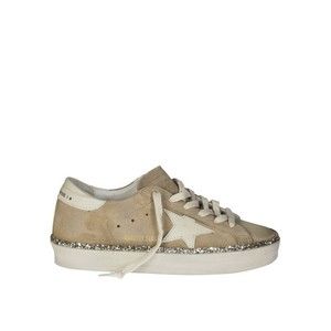 Golden Goose Hi Star Suede Sneakers With Glitter Edge - NWT